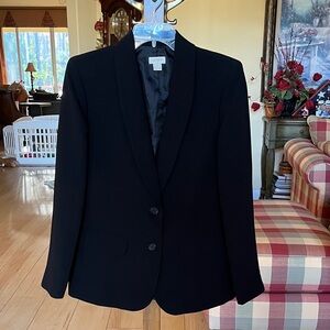 J Crew Women's Elegant Black Suit Jacket Size 6